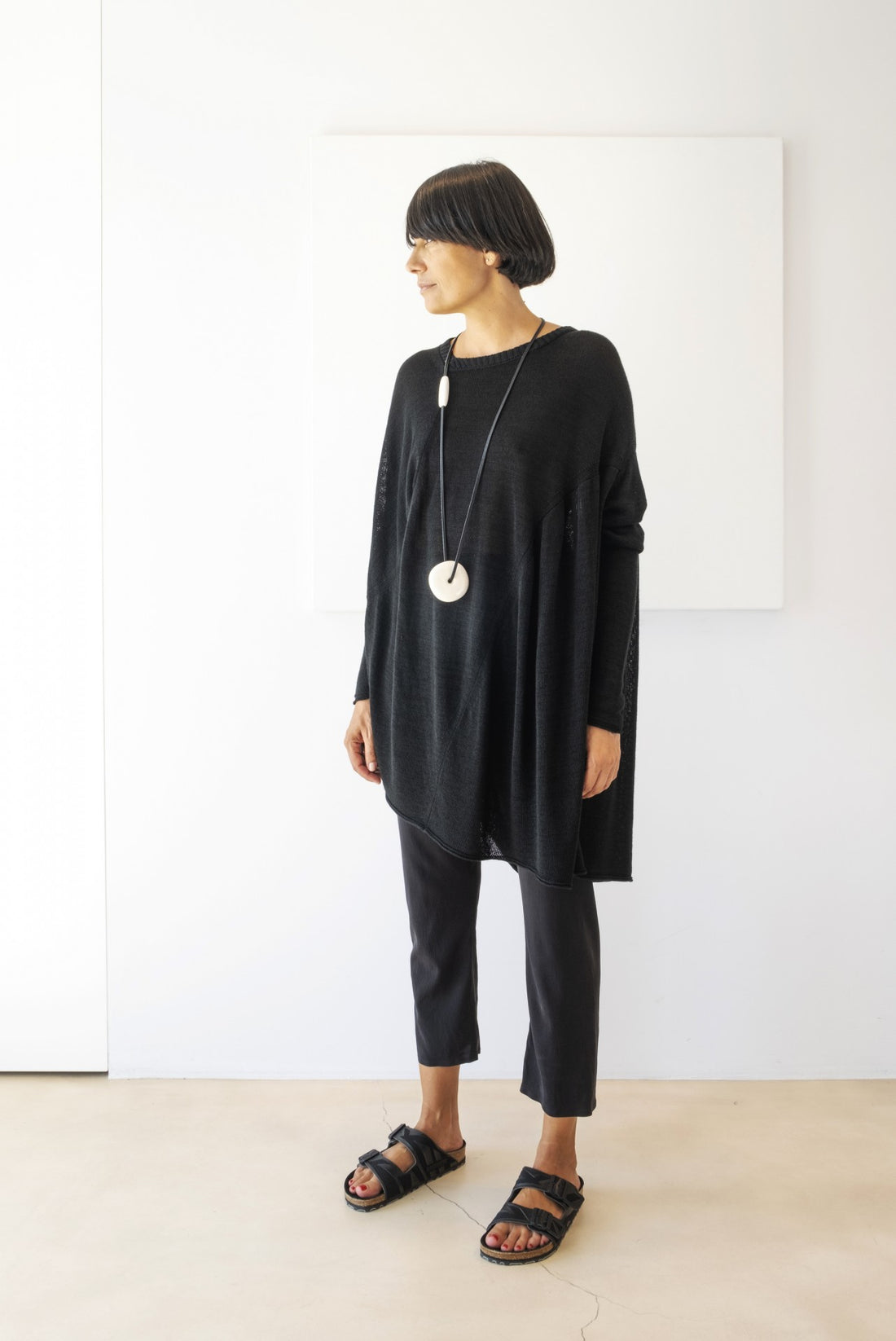 RUNDHOLZ DIP TUNIC BLACK