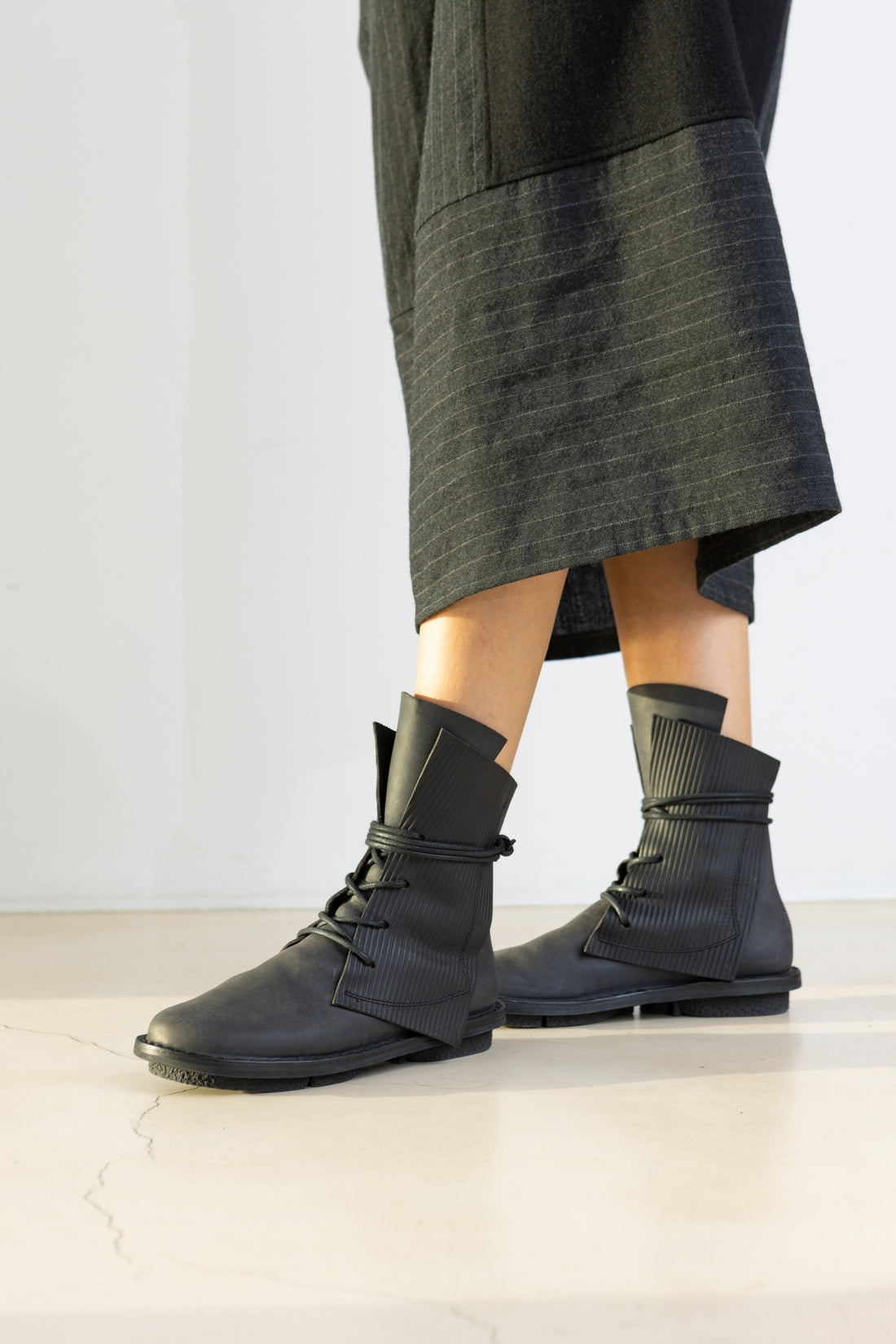 TRIPPEN BOOTS RECTANGLE PUL BLACK