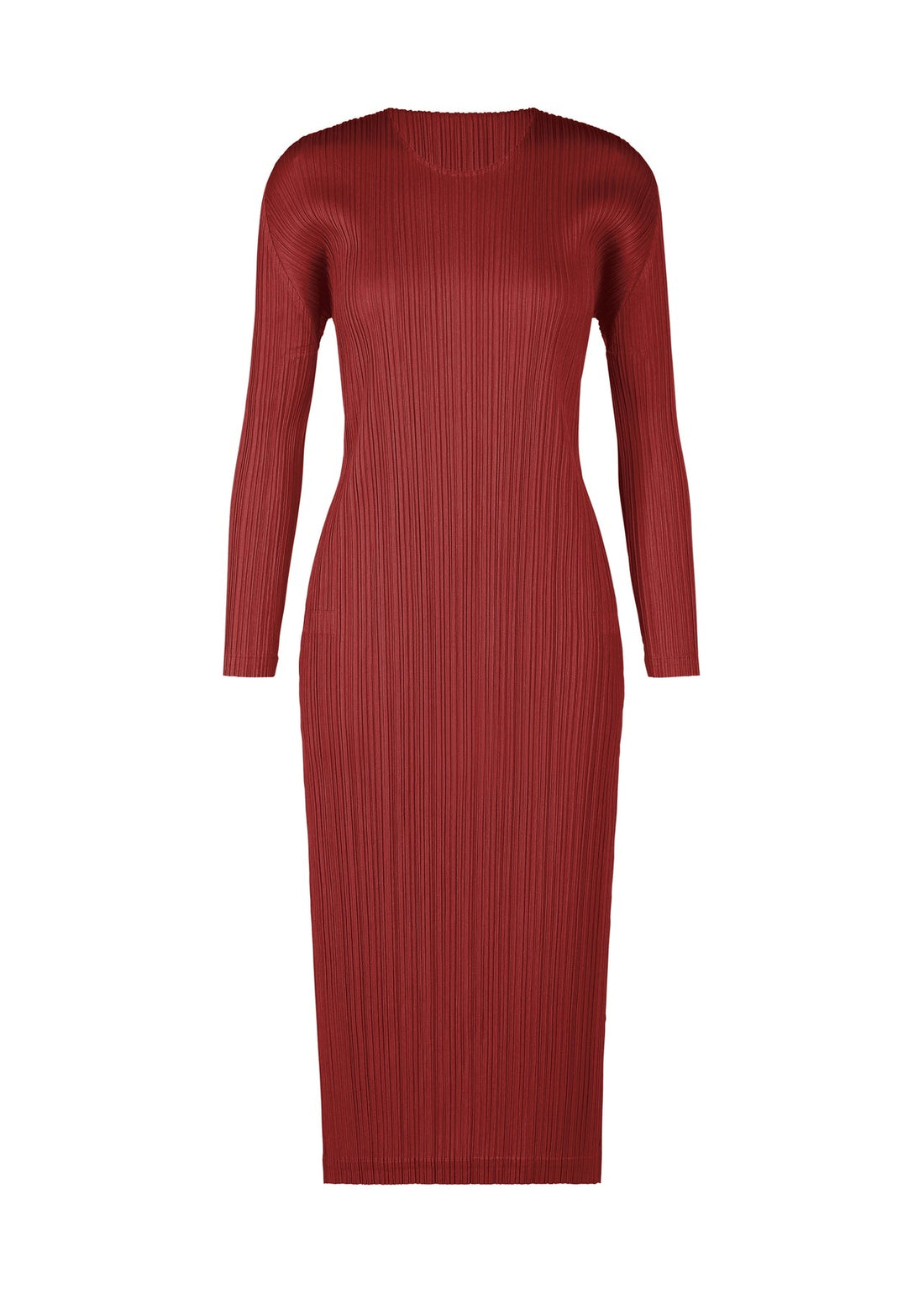 PLEATS PLEASE ISSEY MIYAKE DRESS RED