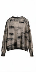 SERIE NUMERICA jersey en tono natural pintado a mano – imagen 2