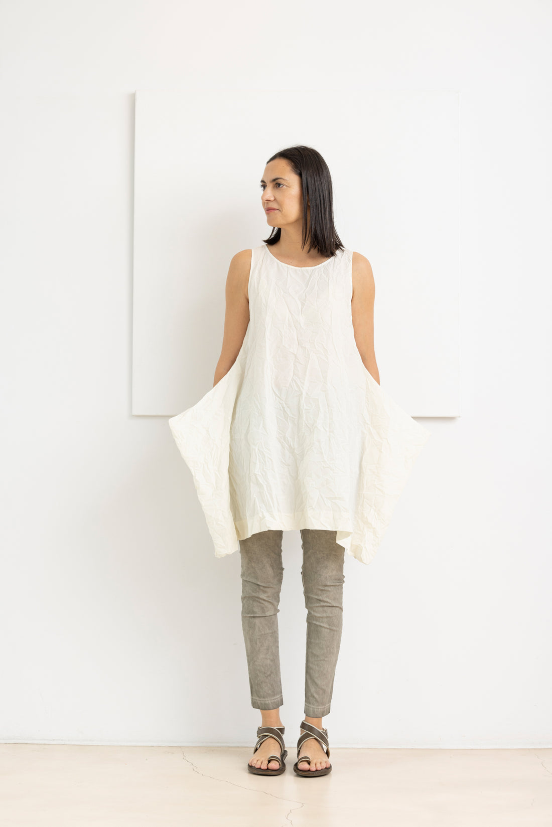 MARIA CALDERARA TUNIC MILK