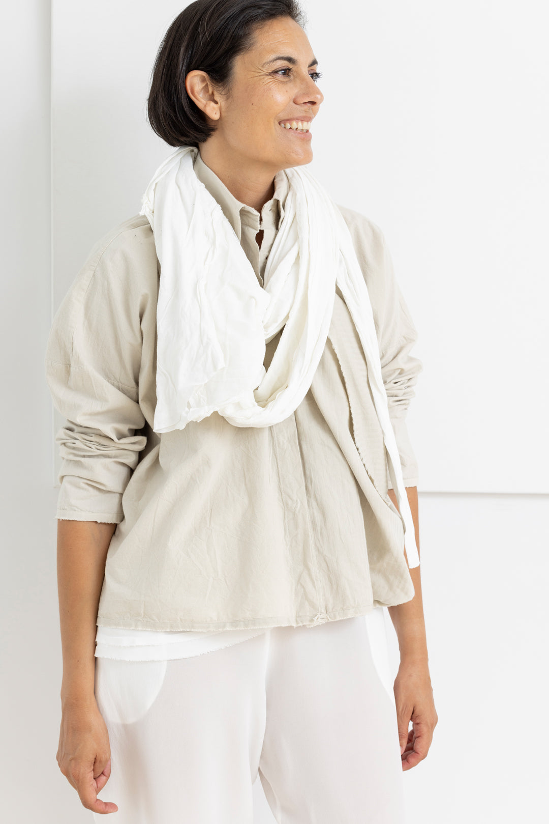 RUNDHOLZ DIP SCARF COTTON