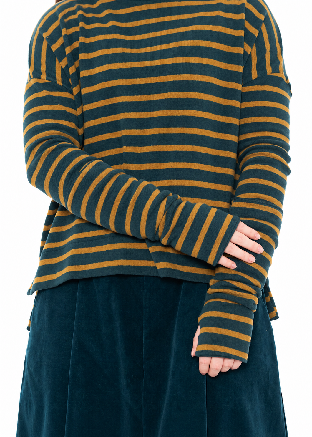 MAMA B Cotto gloves atlantic stripes