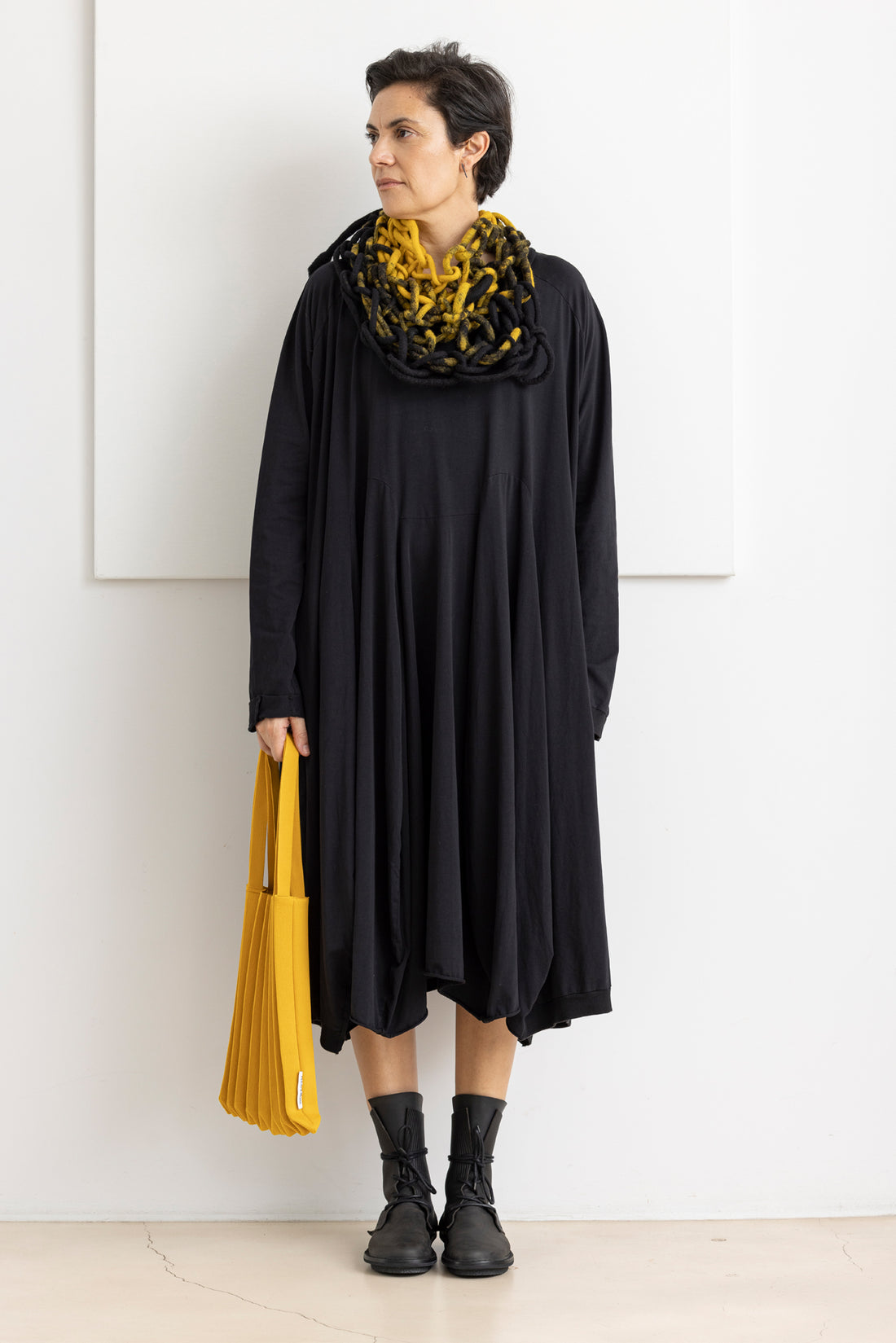 RUNDHOLZ BLACK LABEL DRESS BLACK