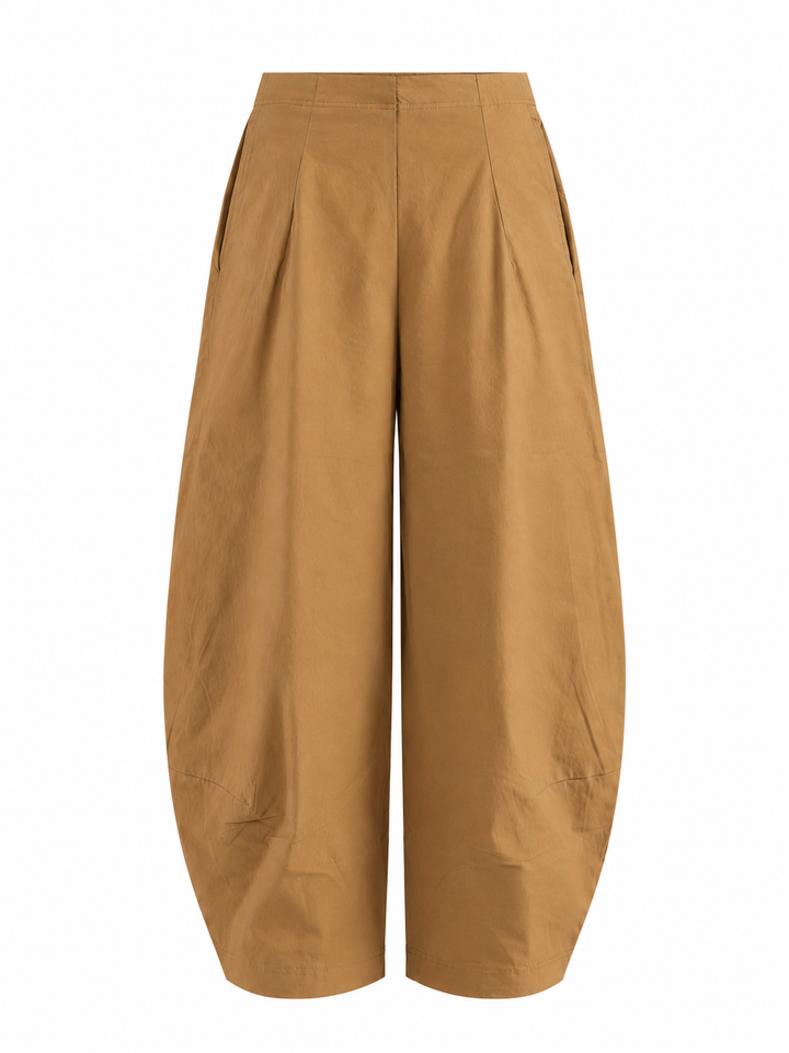 RUNDHOLZ BLACK LABEL pantalones tulipán bronce