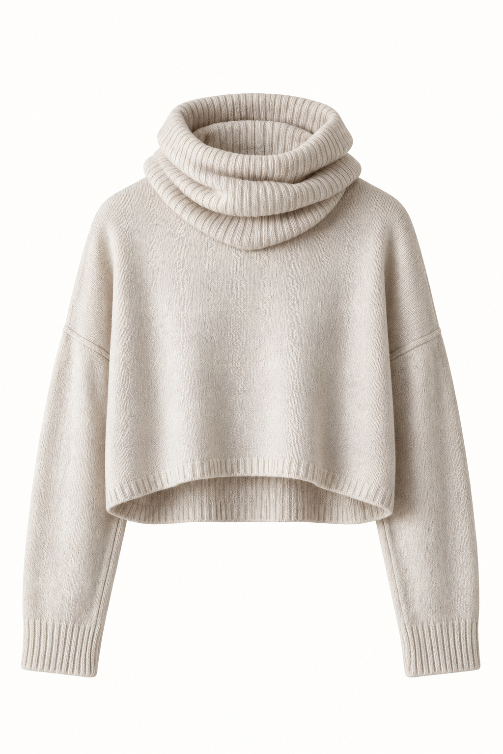 STUDIO B3 camisola de malha branco-creme
