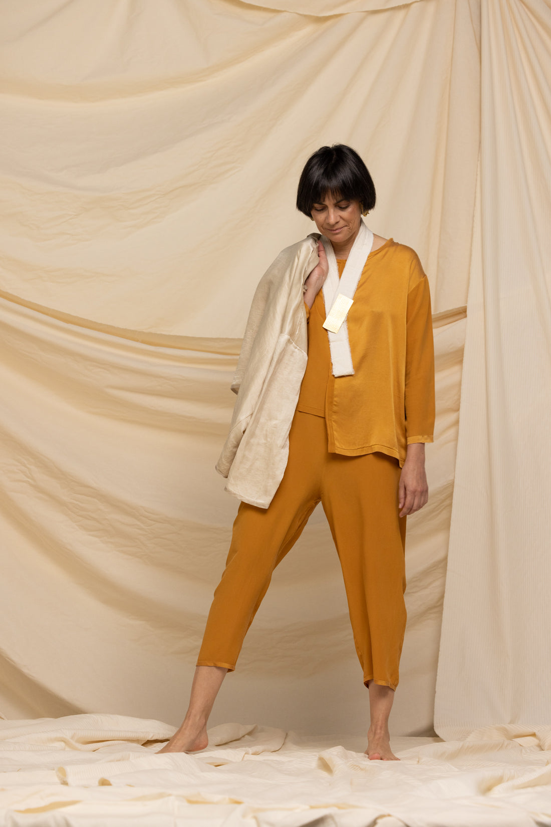 MIIYU BALLOON PANTS ORANGE