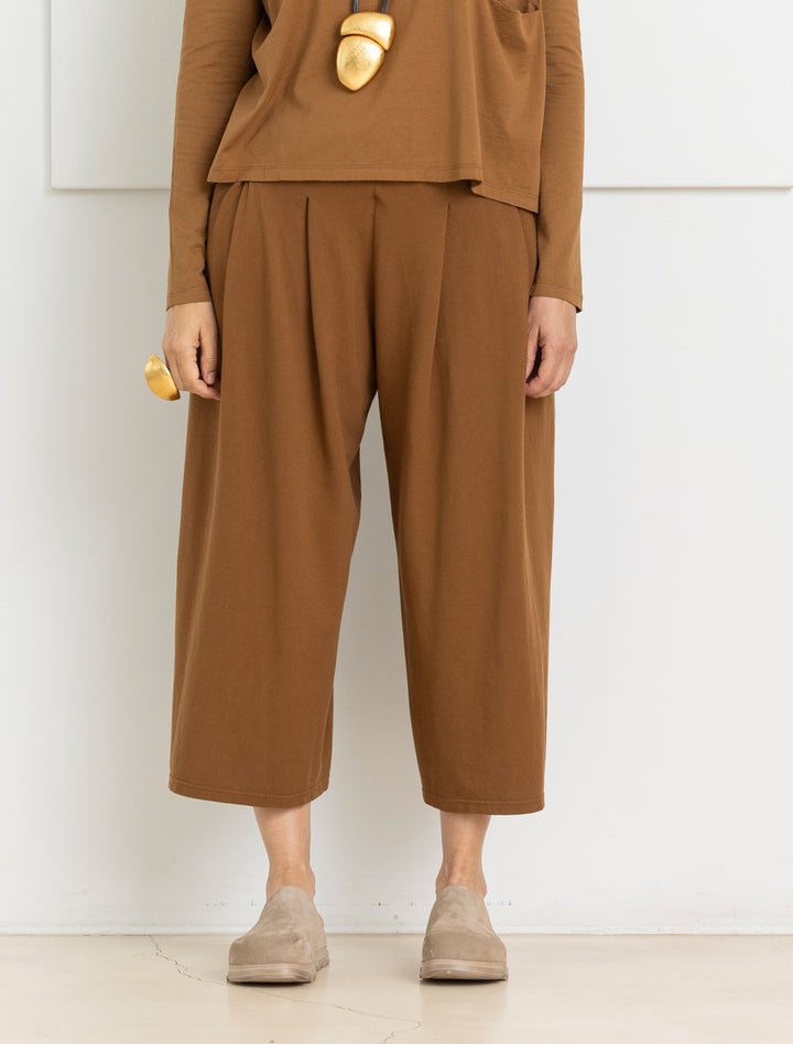 MA ' RY ' YA trousers piqué rust