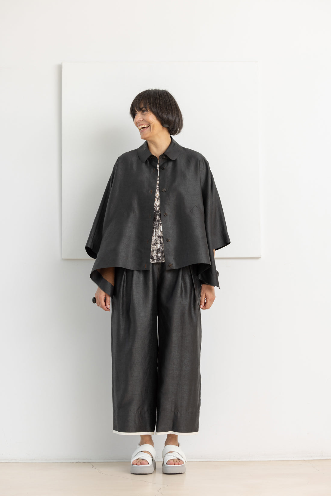 SOH SILK SHIRT CLAY DYEING