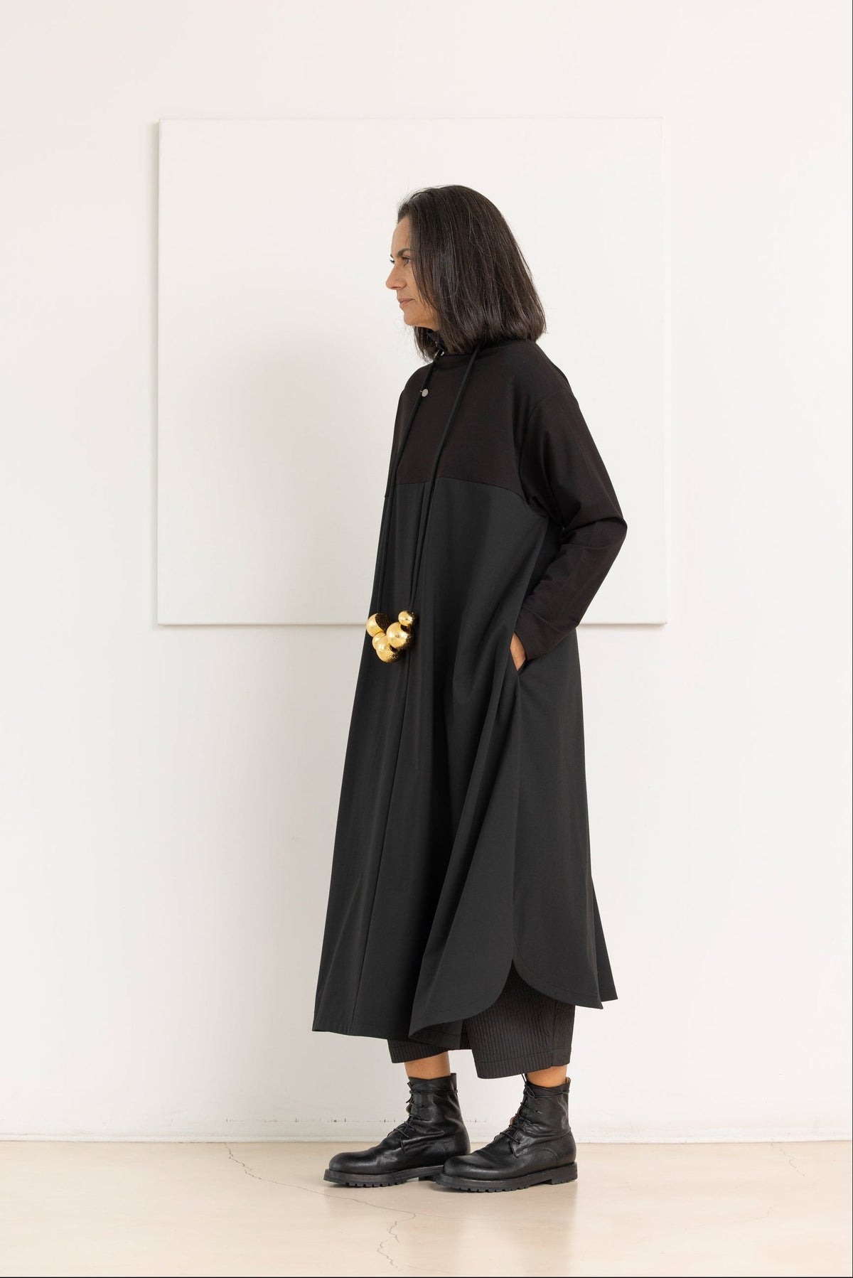 MOYURU dress black & black
