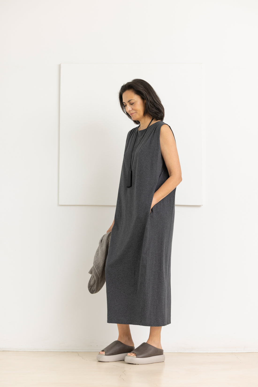 MA ' RY ' YA long dress dark grey