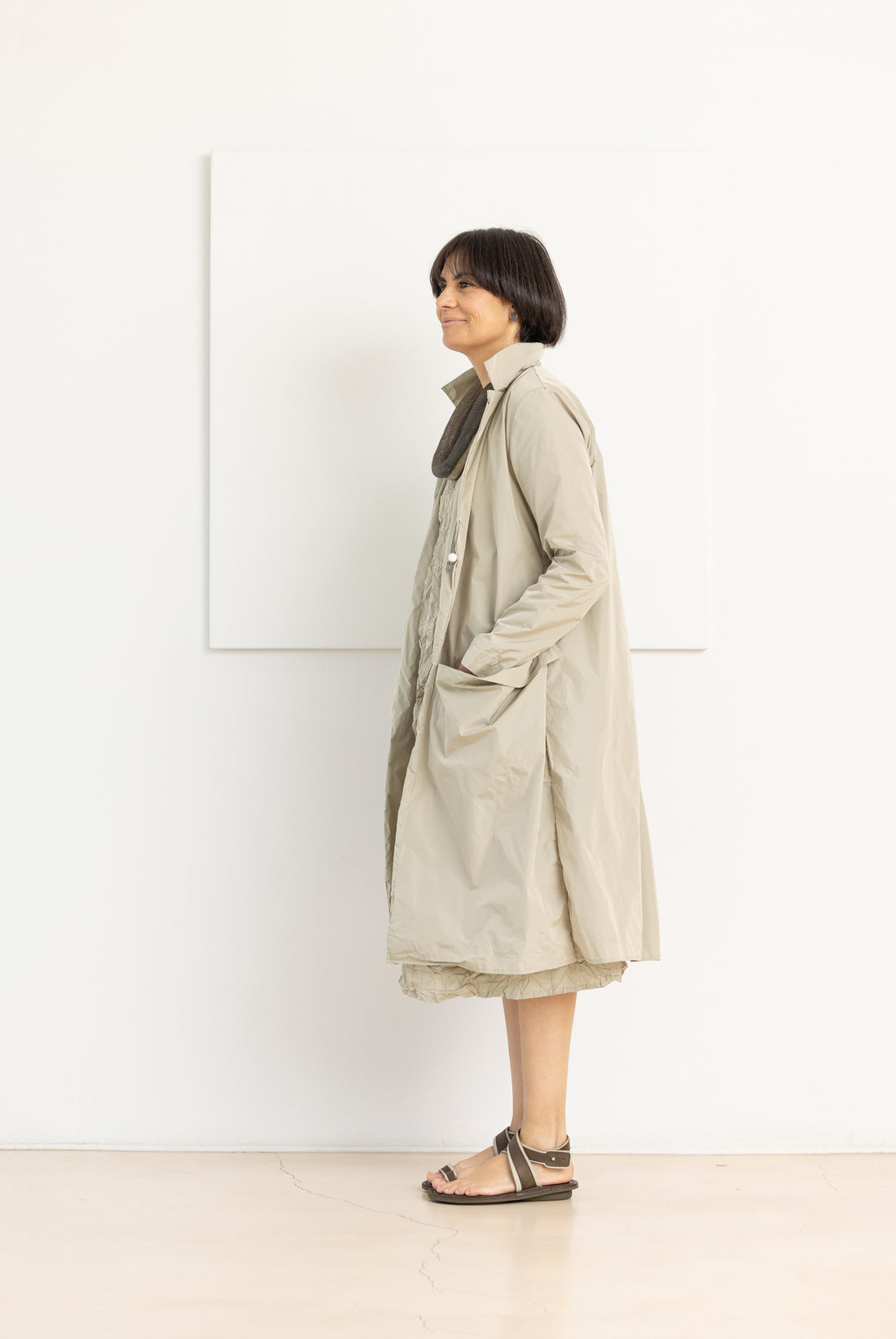 MARIA CALDERARA LCOAT TAFFETA