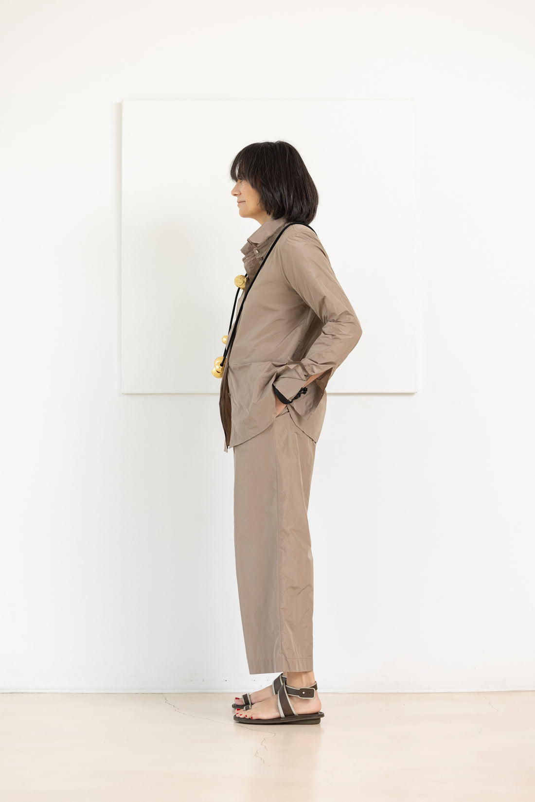 KATHARINA HOVMAN deco blouse noisette