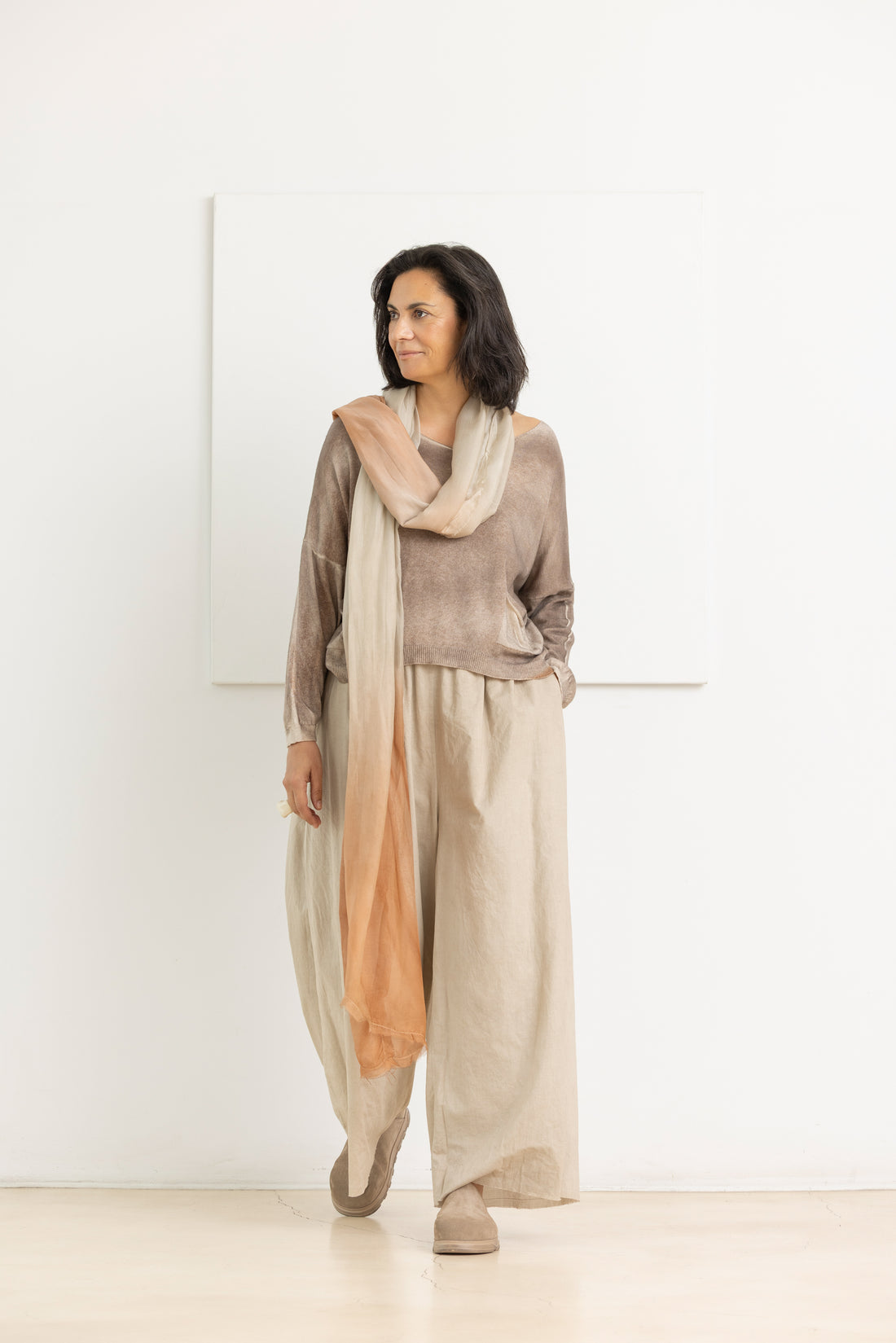 SANCTAMUERTE pull sand tabac