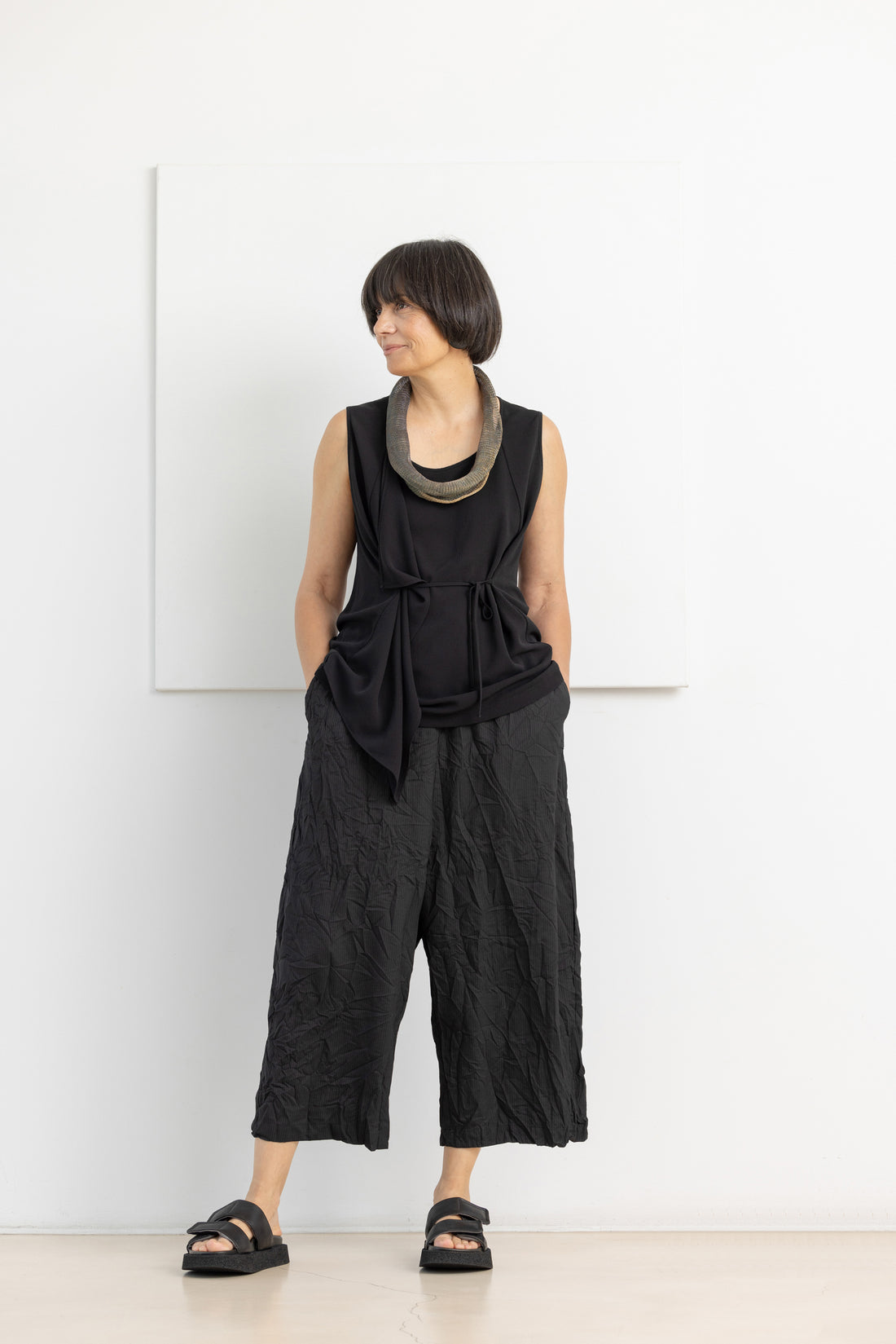 PAS DE CALAIS CRINKLE TROUSERS