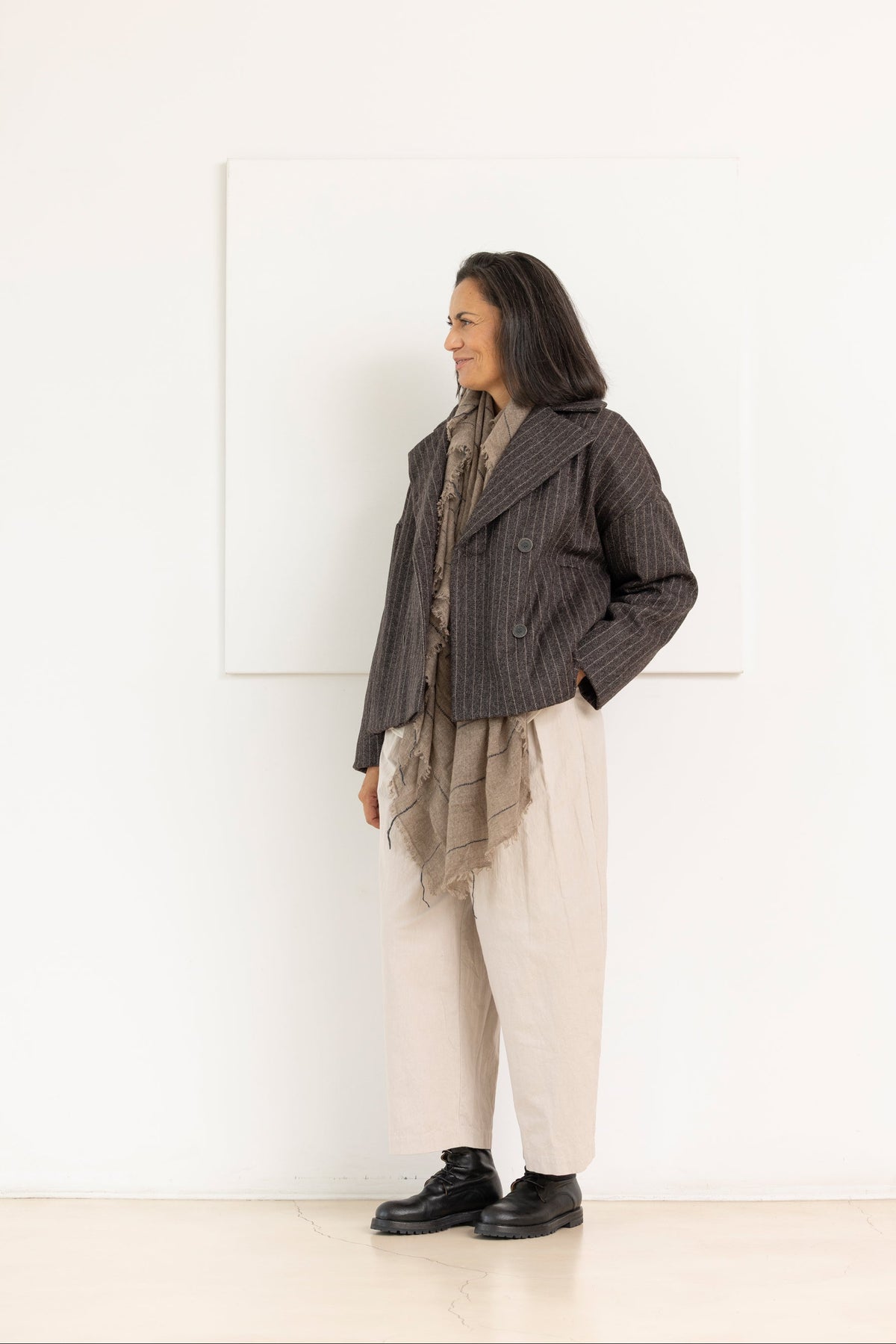 STUDIO B3 mato jacket striped – image 2