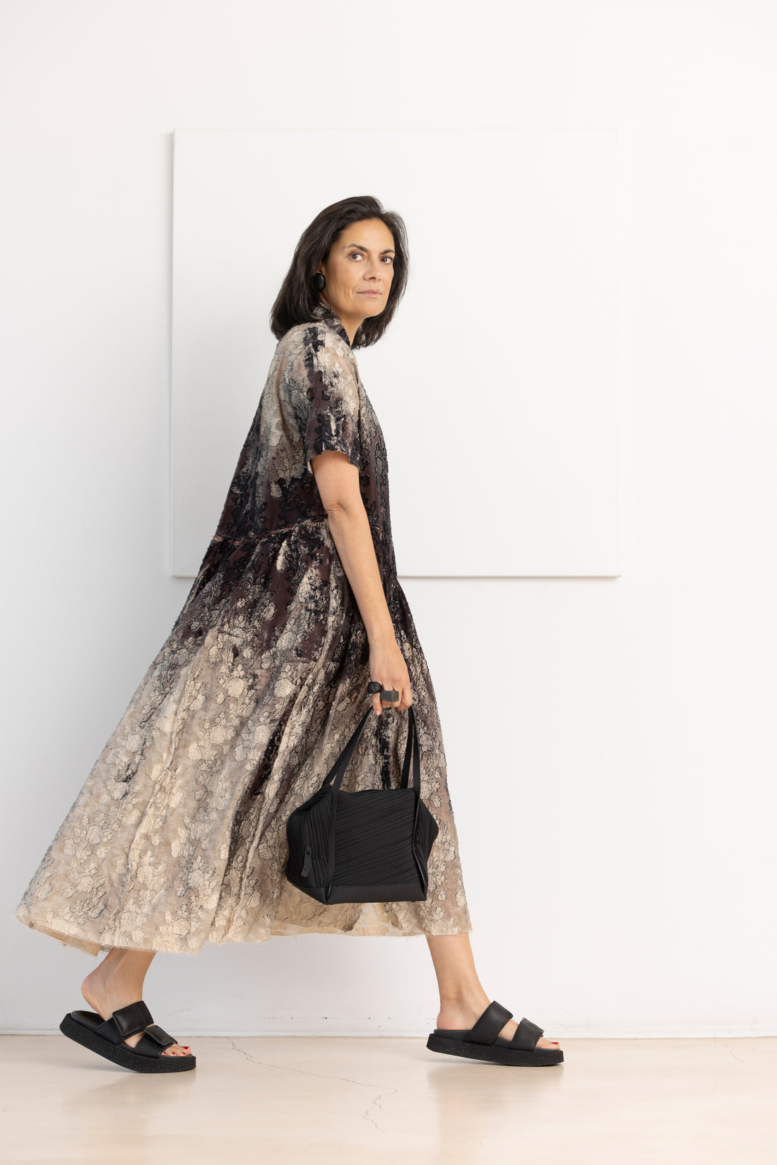 SERIE NUMERICA long dress painted