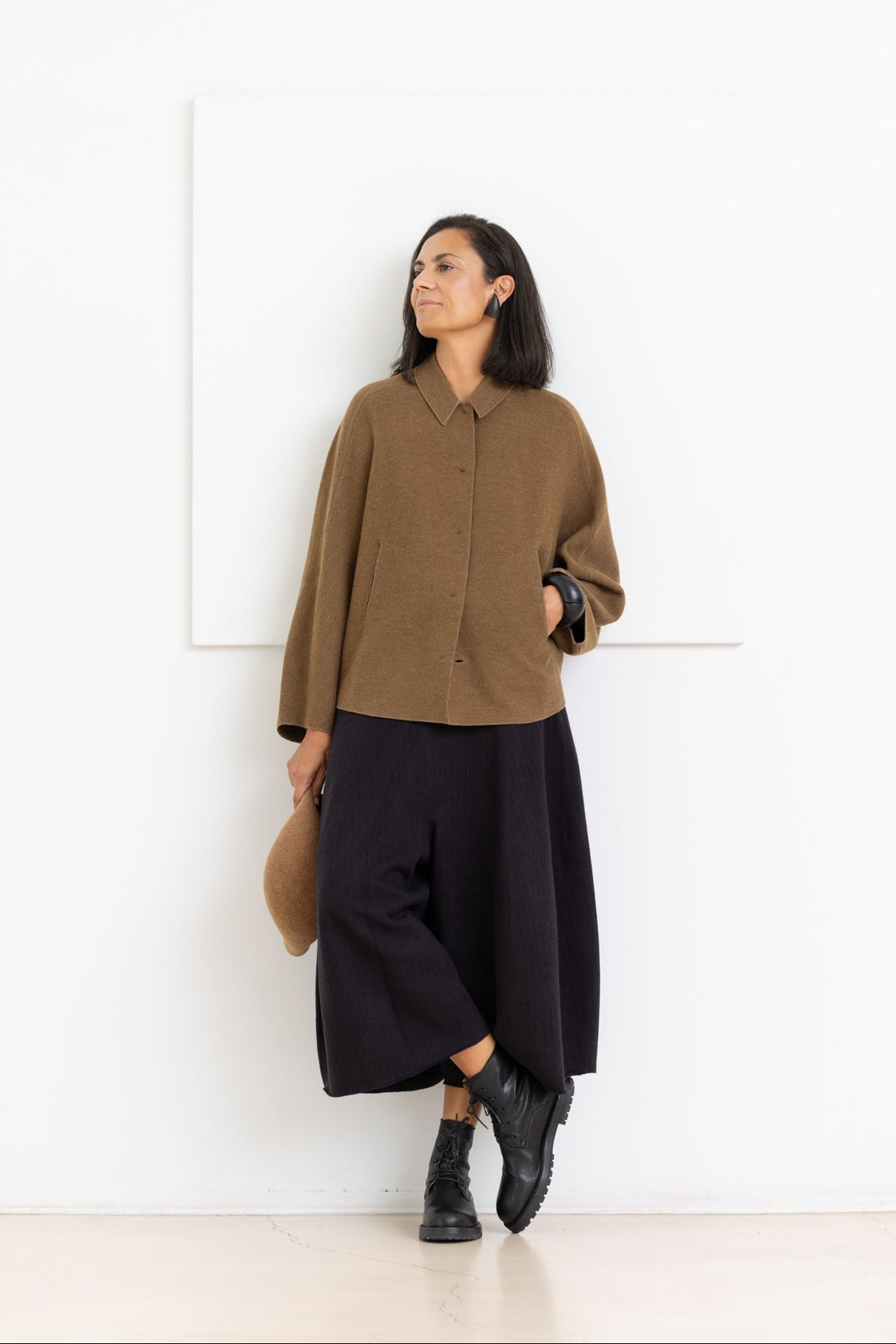 BOBOUTIC shirt jacket epanodos bark
