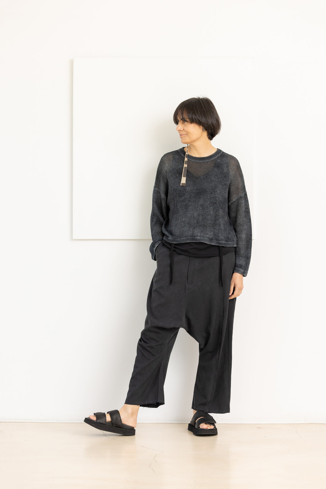 AVANT TOI KNIT PULL NERO
