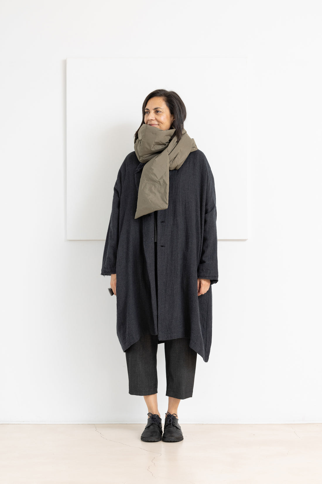 PAS DE CALAIS COAT CHARCOAL