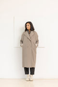 AEQUAMENTE long coat tortora – image 3