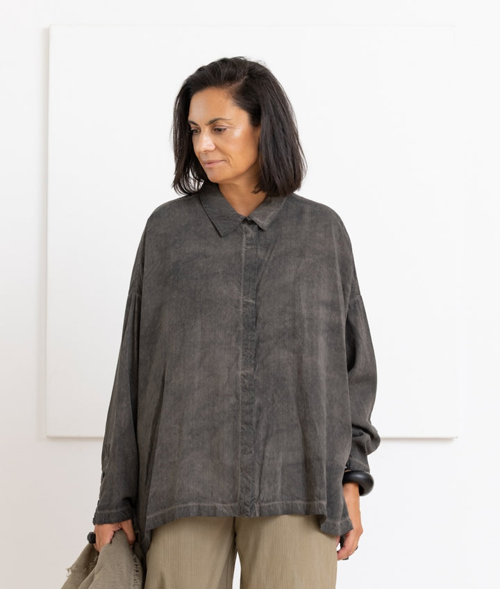 RUNDHOLZ Blouse stripe ginger