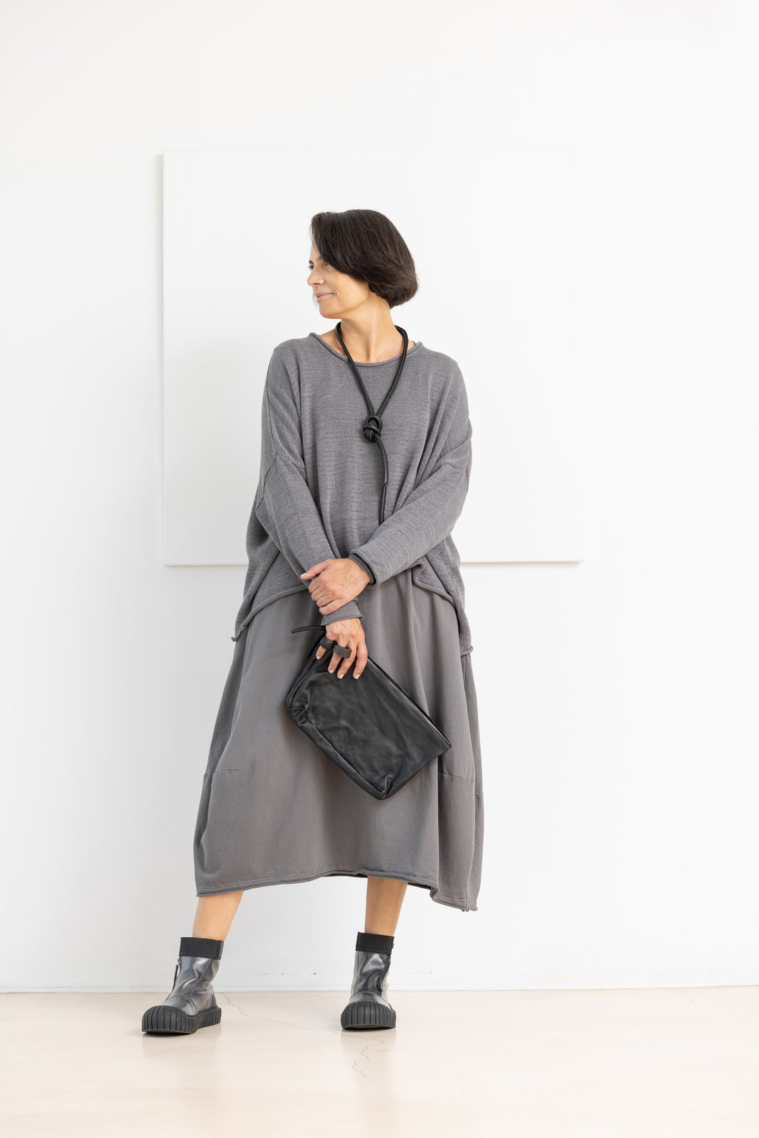 RUNDHOLZ BLACK LABEL PULLOVER DGREY