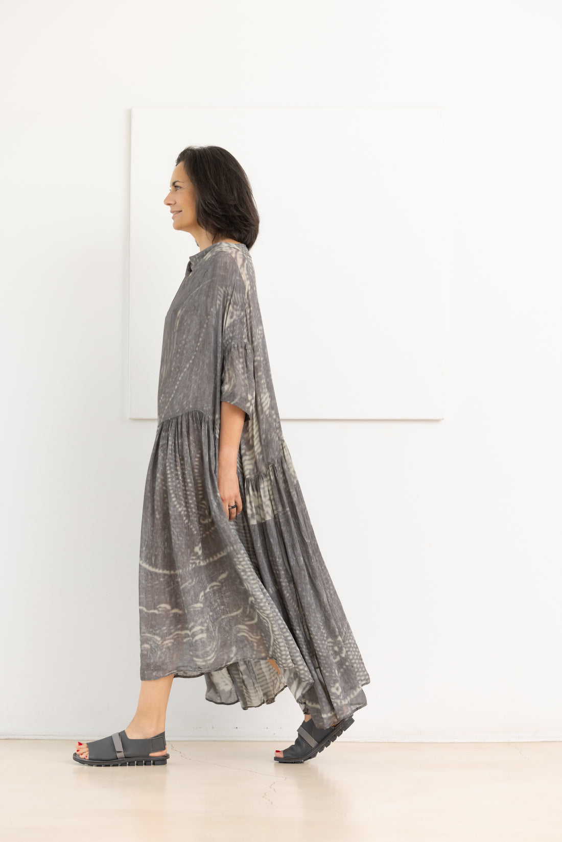 RUNDHOLZ DIP dress amber print