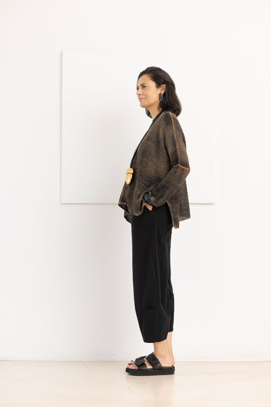 AVANT TOI knit cardigan n/antilope