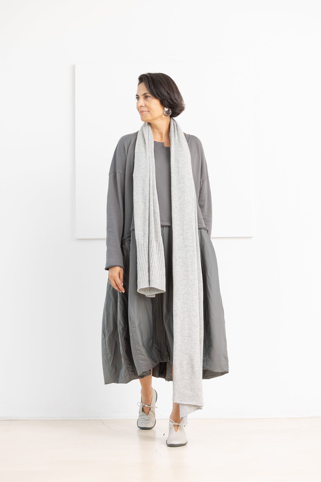 STUDIO B3 INGO SCARF PEARL MELANGE