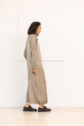 SANCTAMUERTE Vestido beige grisáceo – imagen 5