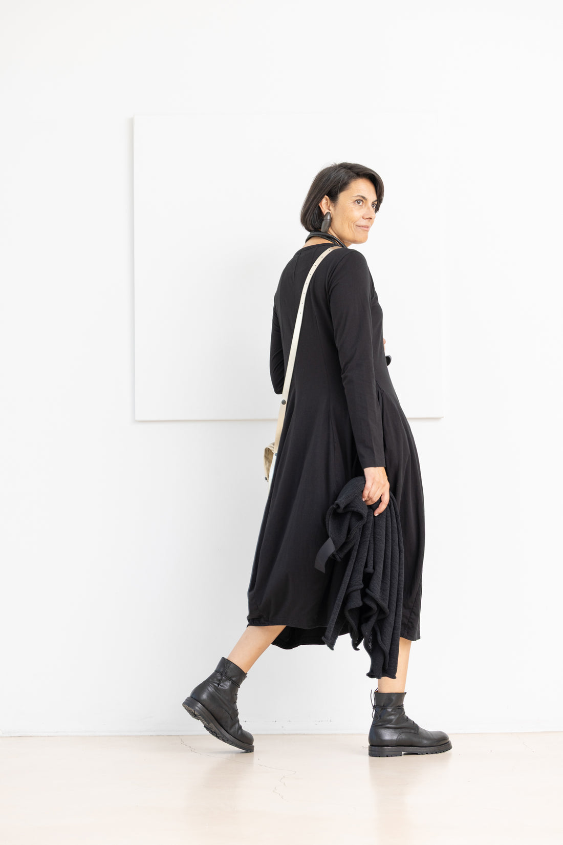 RUNDHOLZ BLACK LABEL STITCHWORK DRESS