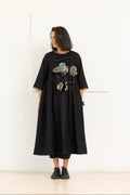 SOH Dress black stripe