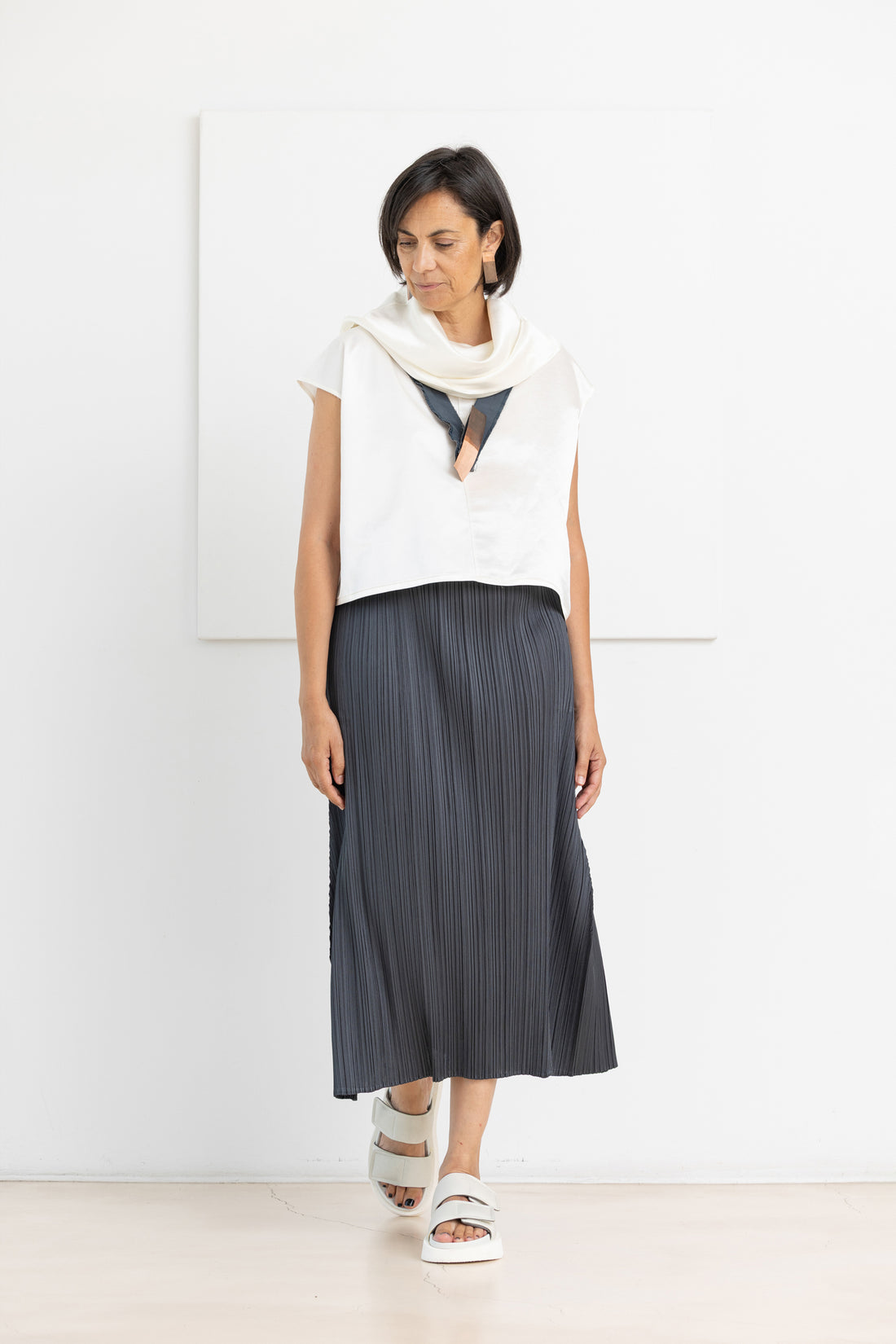 MIIYU TURTLENECK TOP OFFWHITE