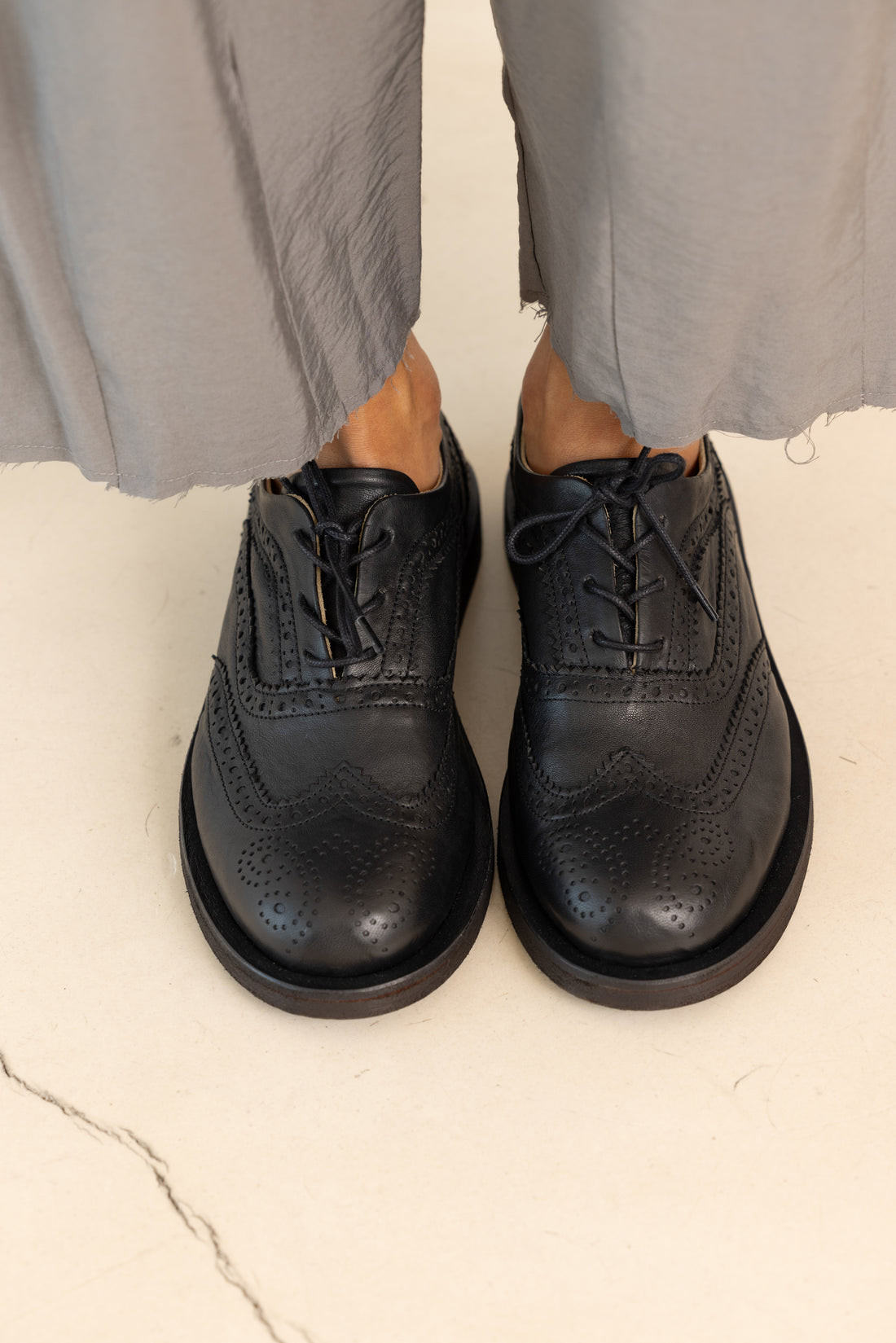 RUNDHOLZ BLACK LABEL Sapatos brogue negros