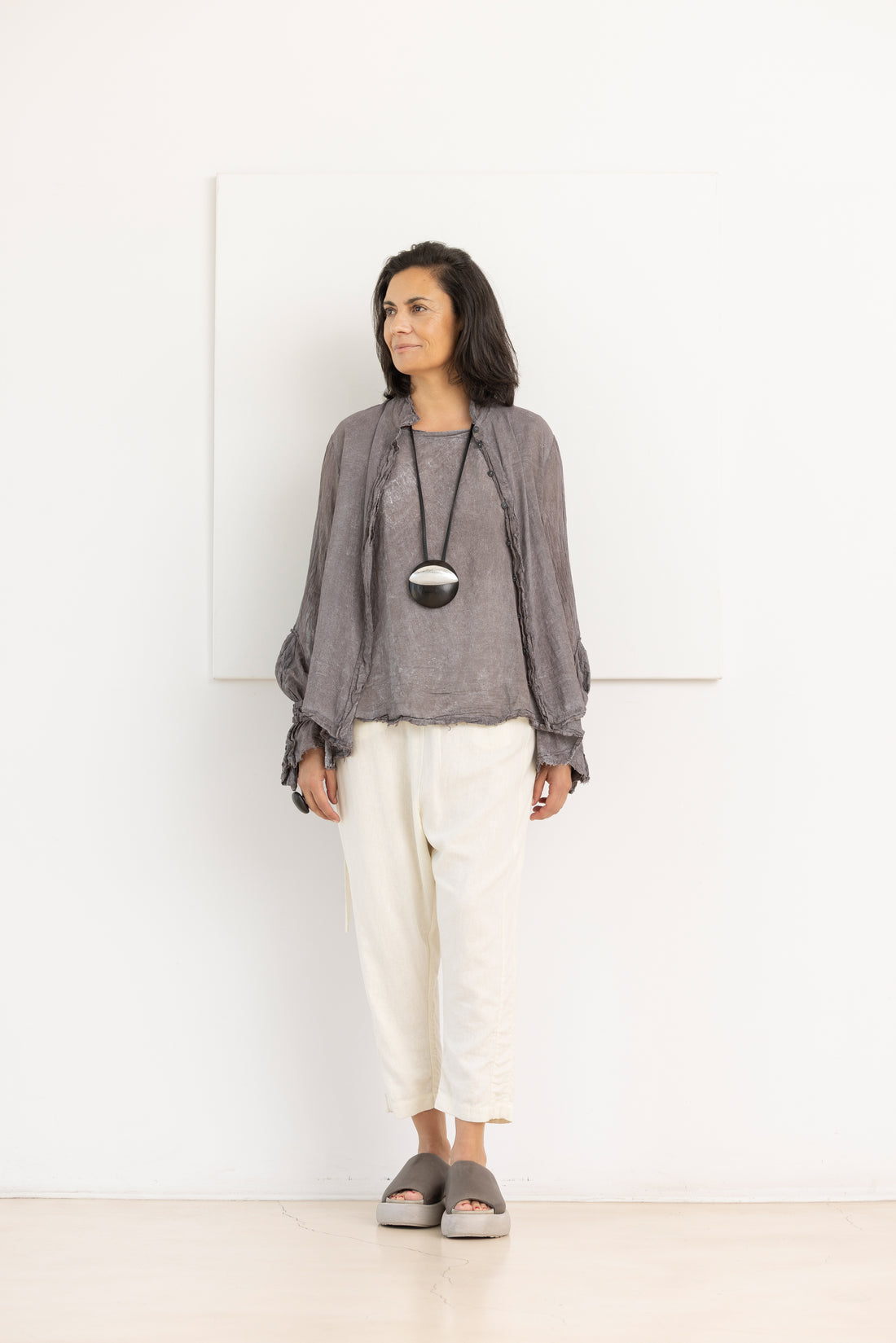 RUNDHOLZ DIP shirt amber fog