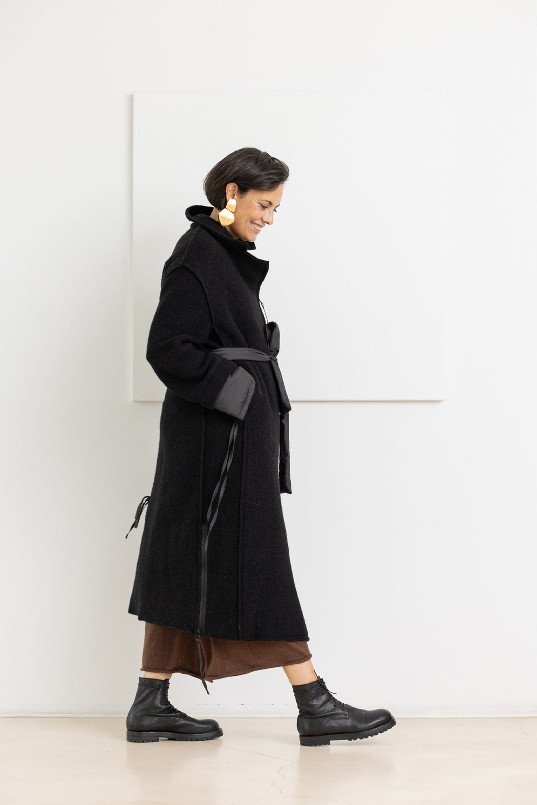 STUDIO B3 COAT COVEN BLACK