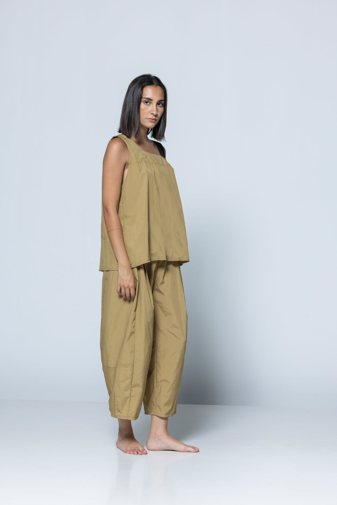 MIIYU KUMO trousers ochre