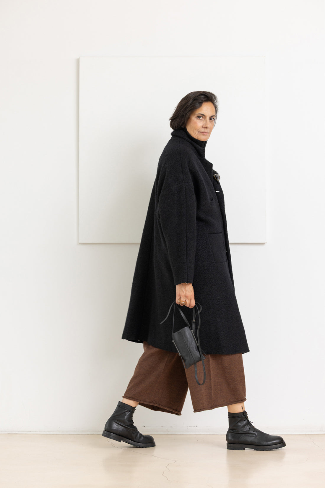 ÜMIT ÜNAL COAT BLACK