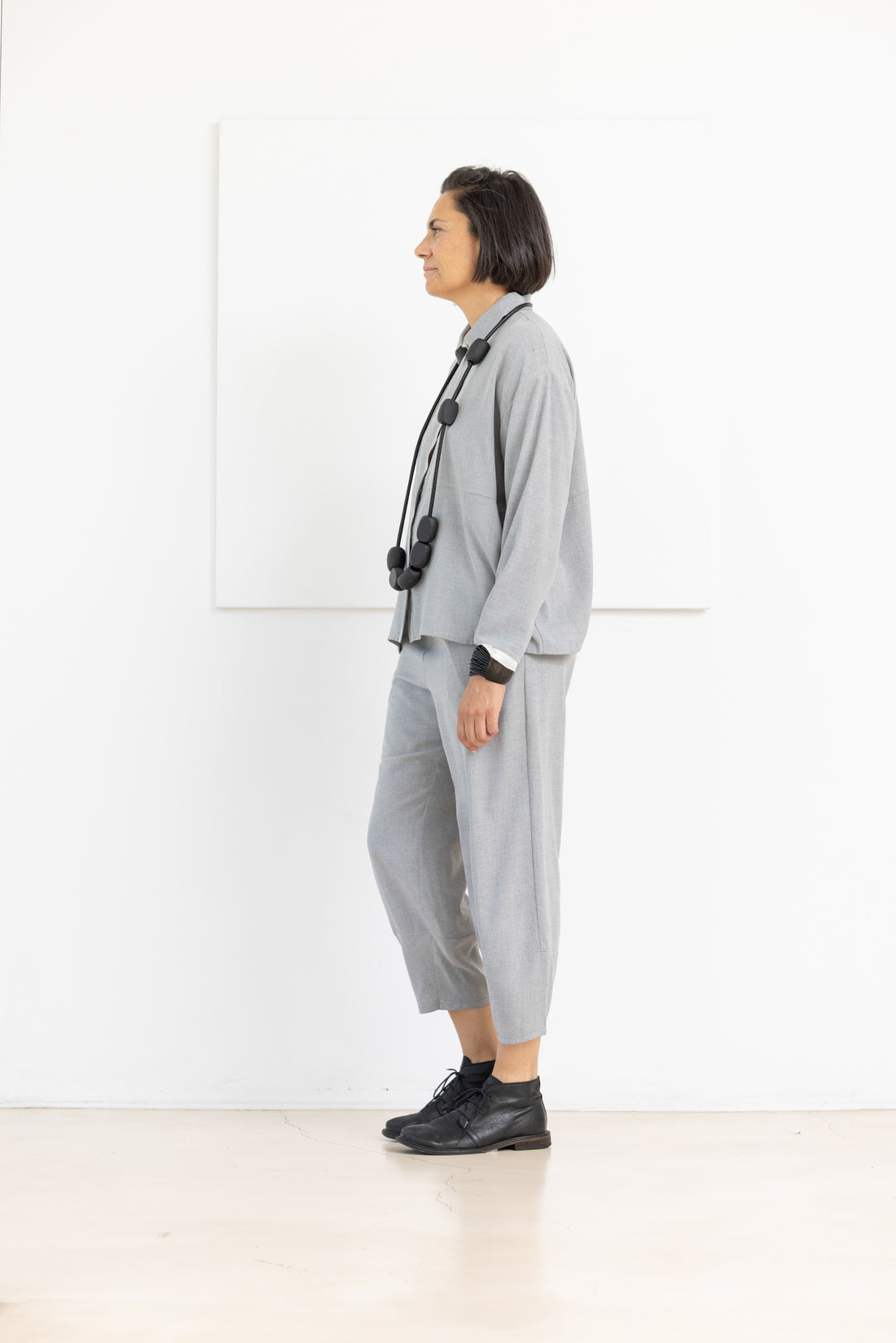 MIIYU MUSHROOM TROUSERS GREY