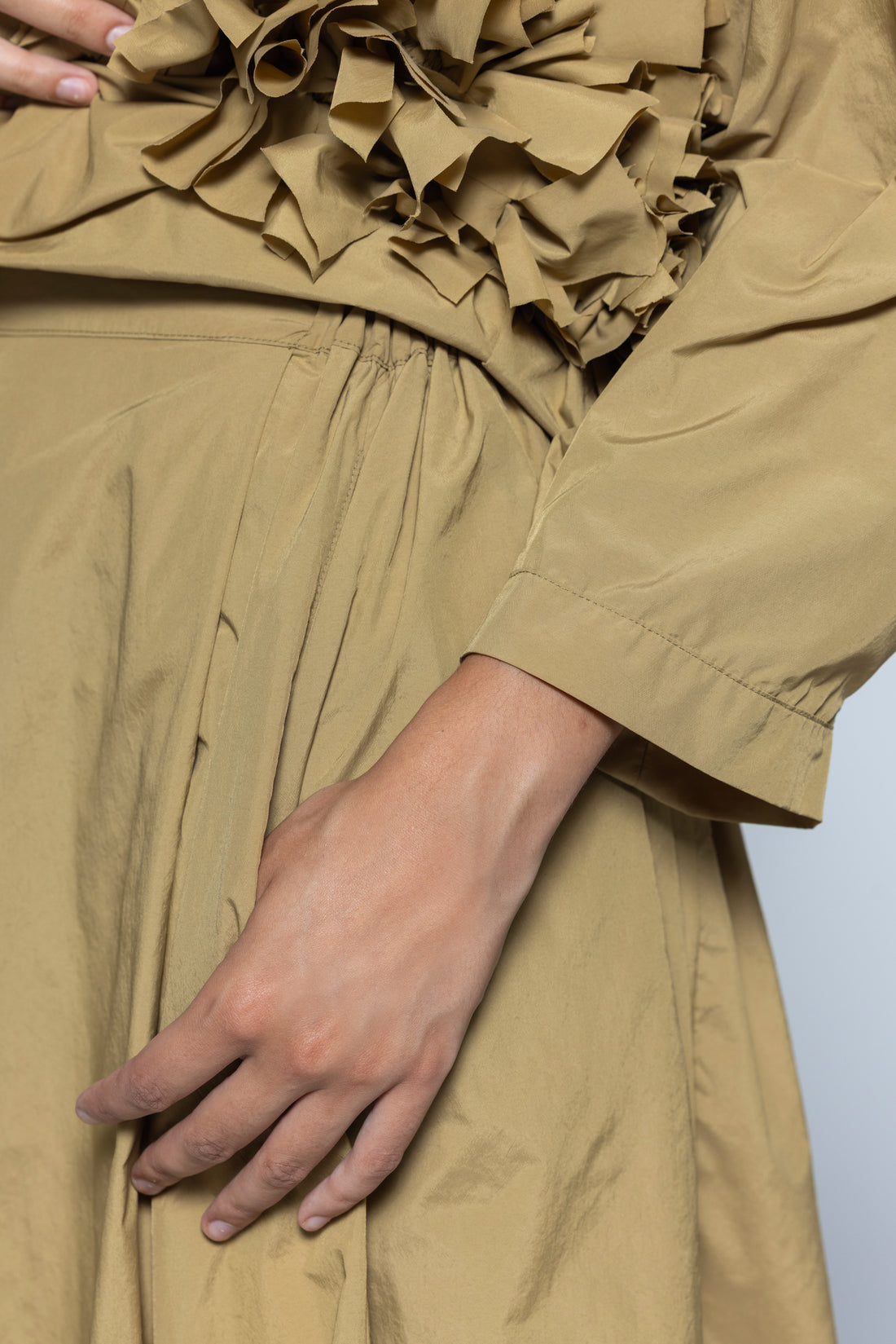 MIIYU KUMO skirt ochre
