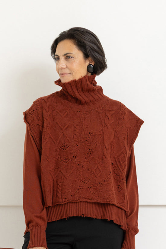SERIE NUMERICA GILET AMARANTO