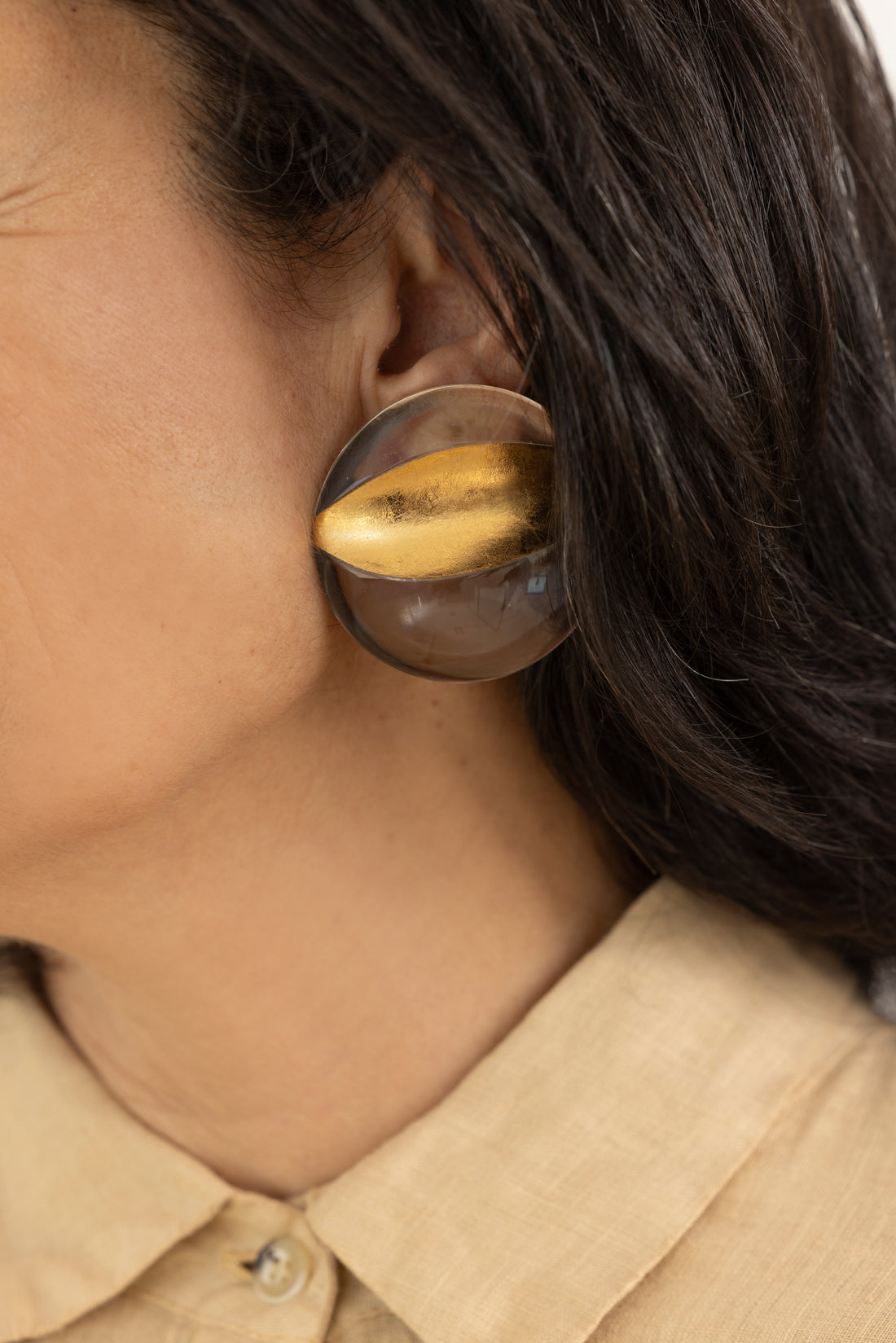 MONIES Sirone earrings gold