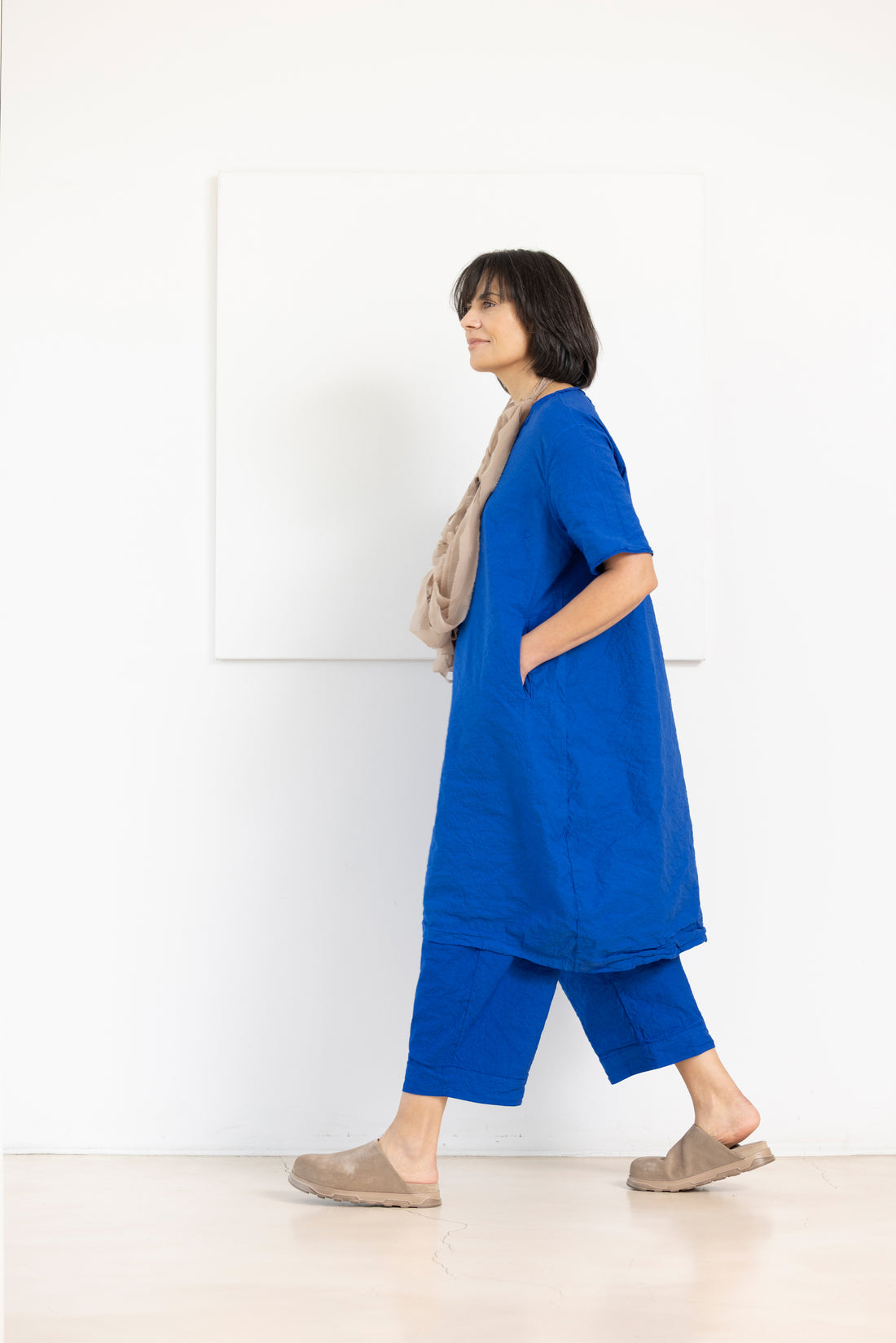 AEQUAMENTE linen dress mare