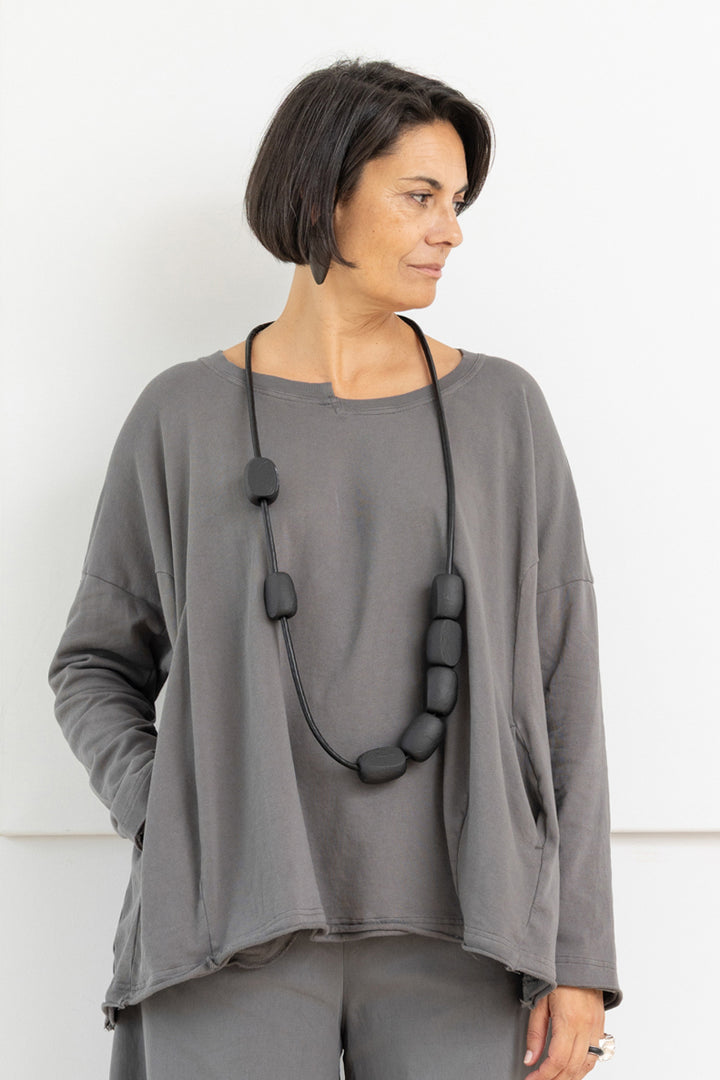 RUNDHOLZ BLACK LABEL TOP DARK GREY