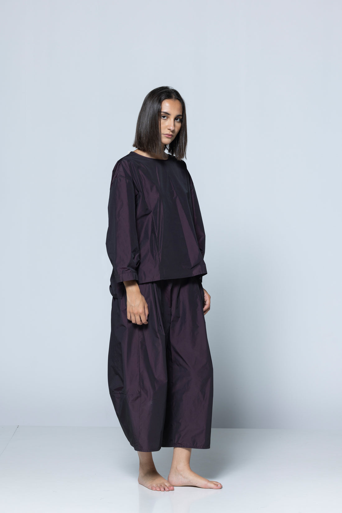 MIIYU KUMO trousers wine