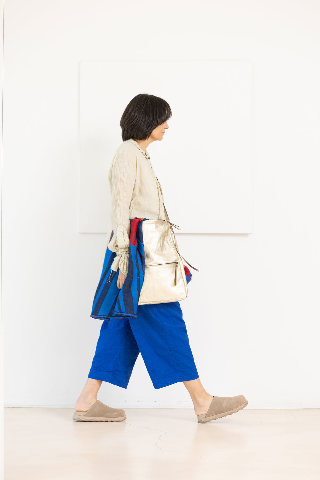 RUNDHOLZ DIP shirt linen fog