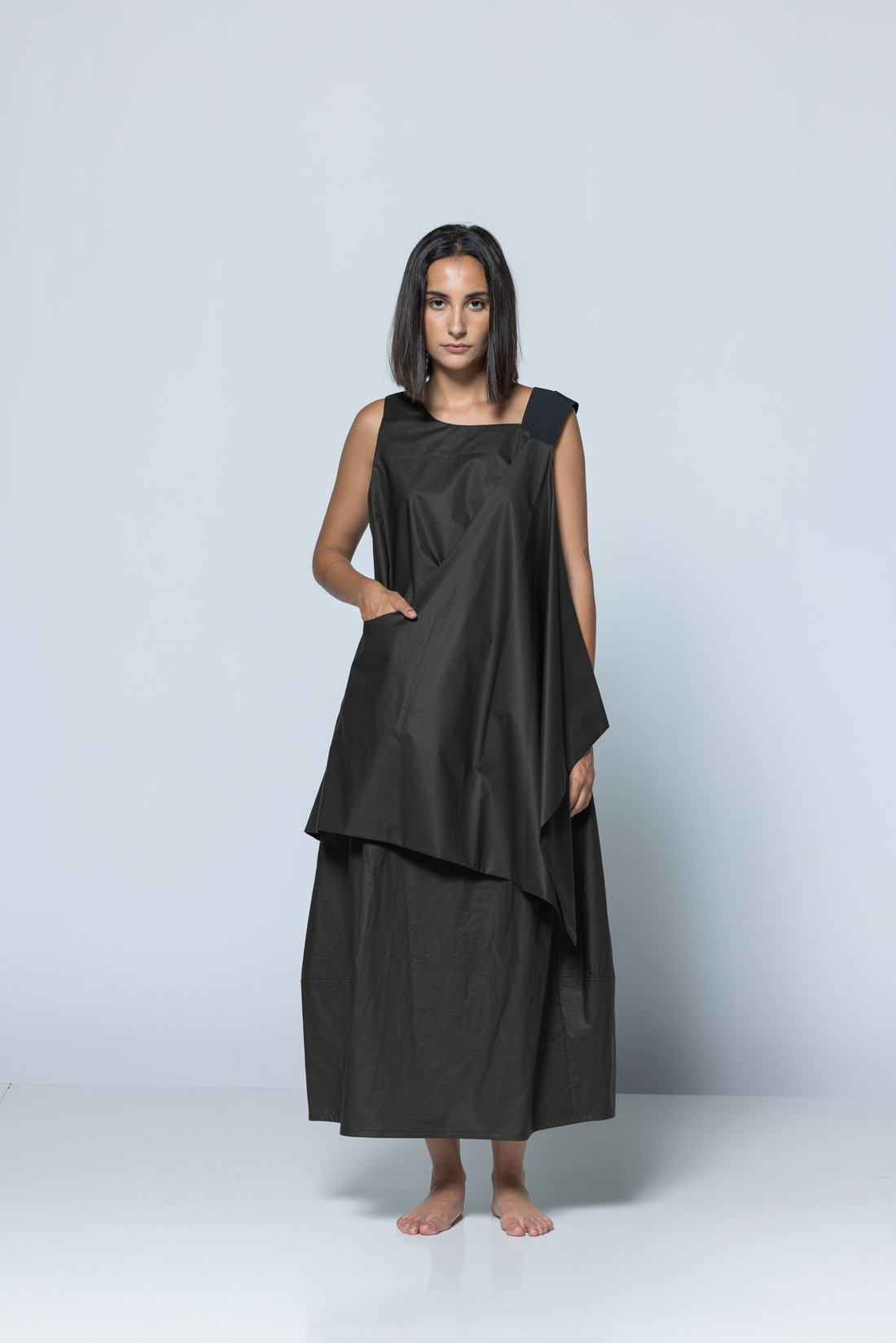 MIIYU KUMO half vest black