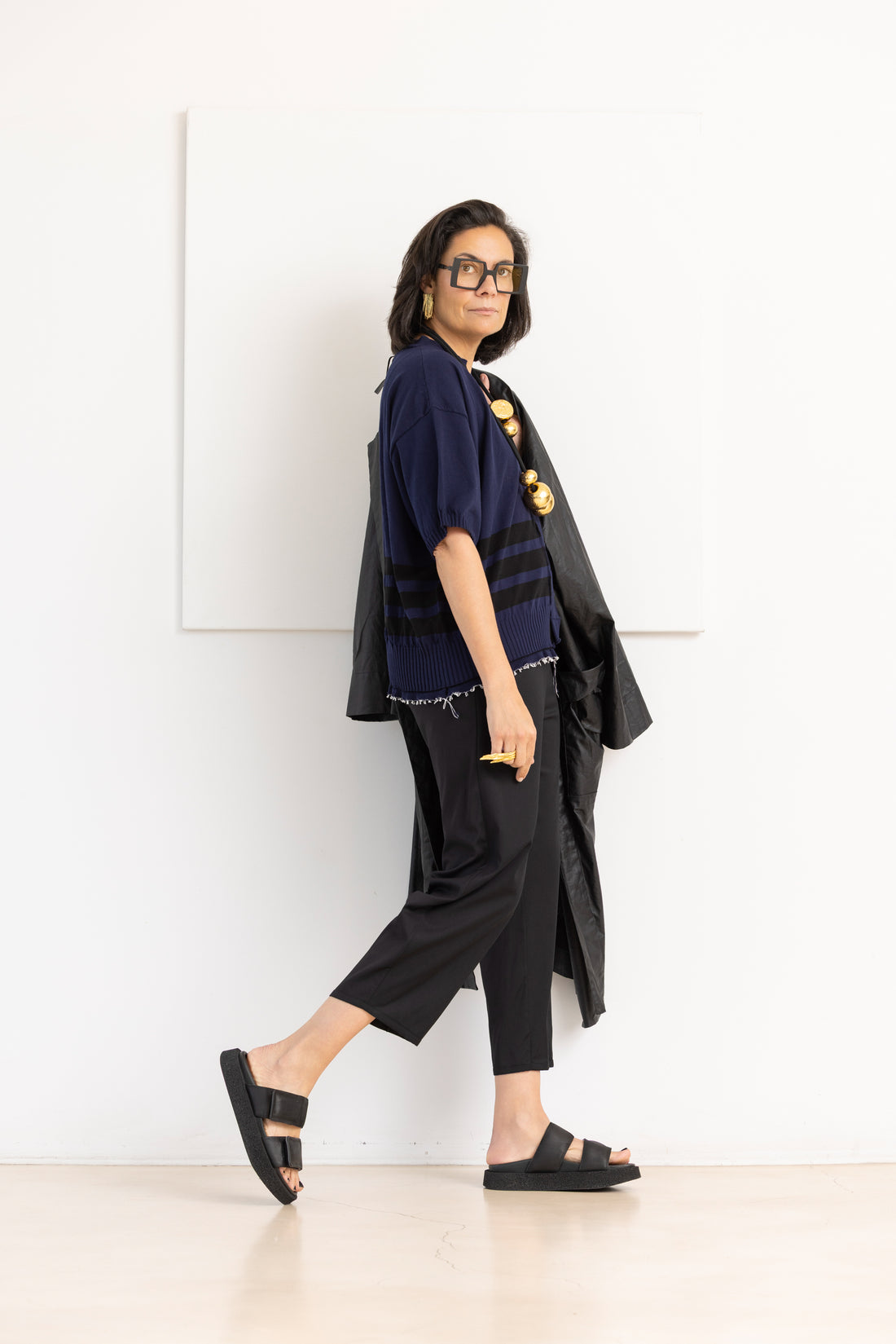 SERIE NUMERICA asymetric top blue black