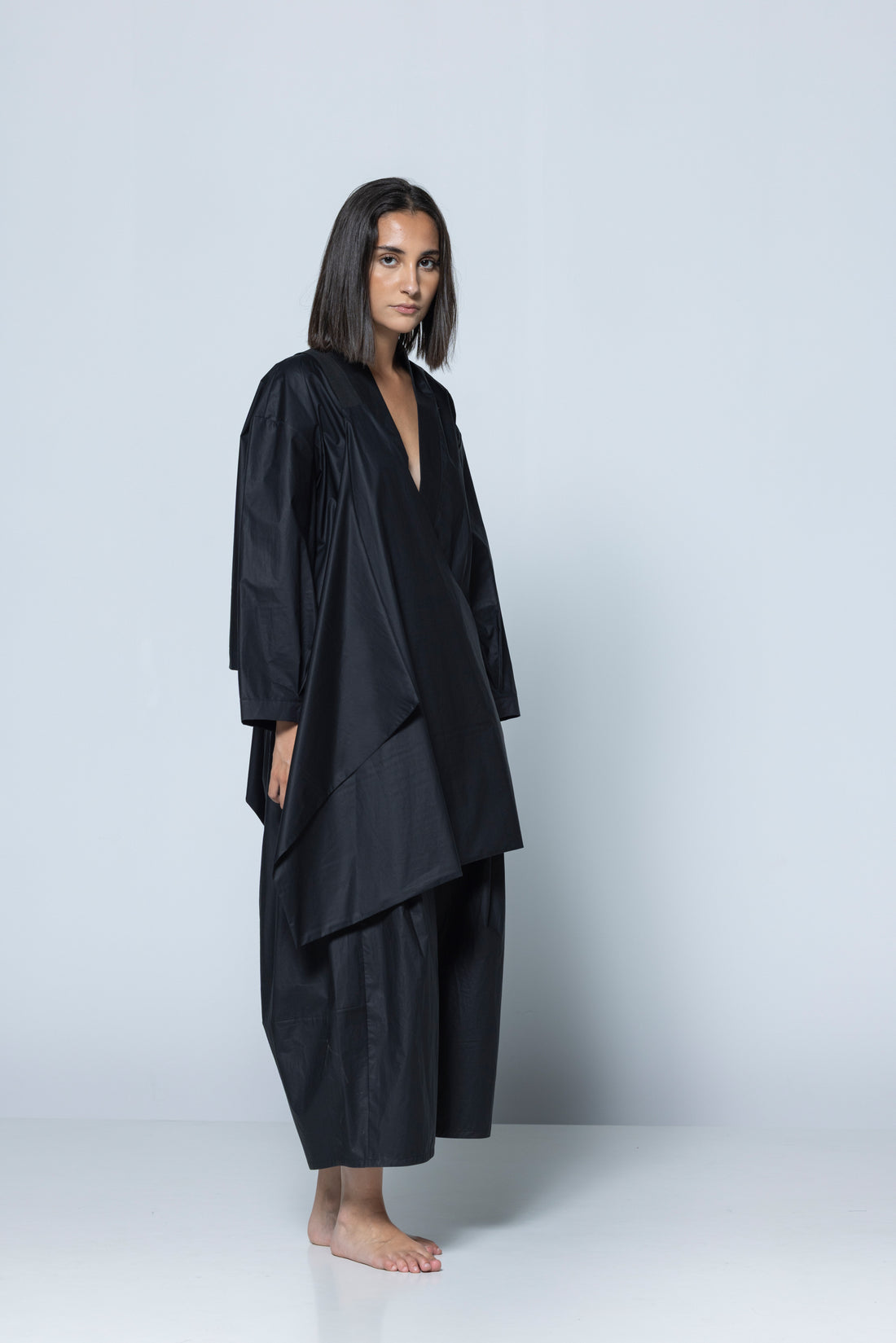 MIIYU KUMO half vest black